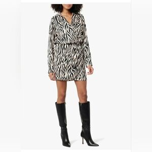 The Drop Women's Mack Silky Wrap Mini Dress #1016